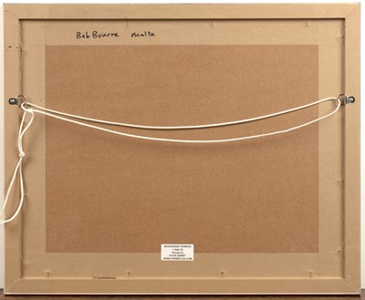Lot 130 - Bob Bourne (1931-2021) 'Malta', oil on panel,...