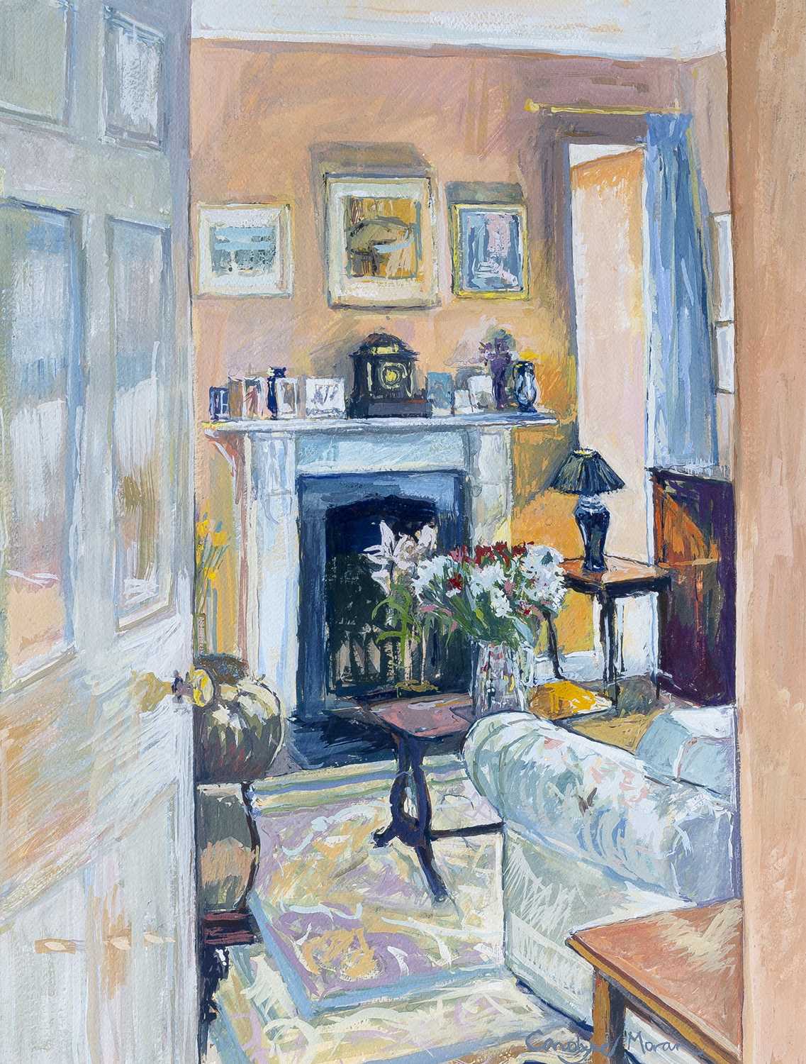 Lot 426 - Carolyne Moran (Contemporary) Interior signed...