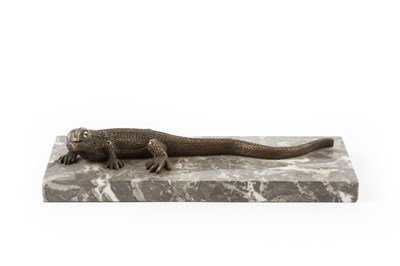 Lot 712 - Manner of Franz Bergman (1861-1936) Lizard...