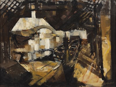 Lot 426 - Gordon Bennett (1921-2006) A side canal,...
