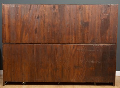 Lot 583 - A set of Japanese early to mid 20th century bath house lockers
