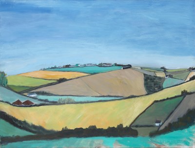 Lot 244 - Bob Bourne (1931-2021) Madron Hills, 2001...