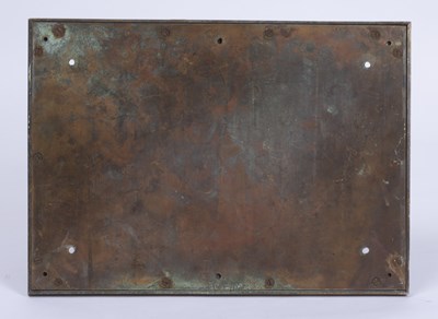 Lot 834 - Empire House Sign, bronze, 35.5cm x 25.5cm