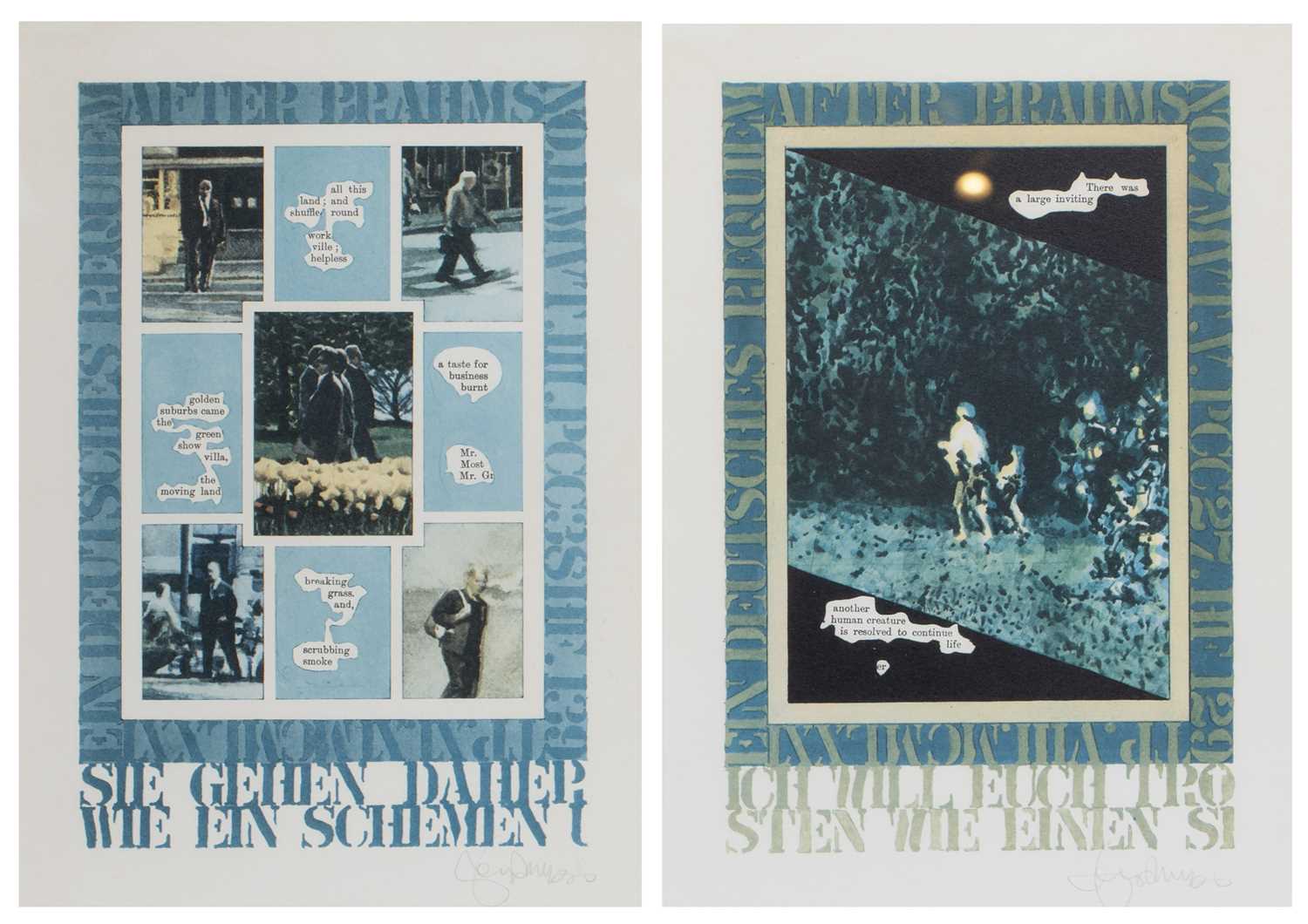 Lot 85 - Tom Phillips (b.1937) En Deutsches Requiem...