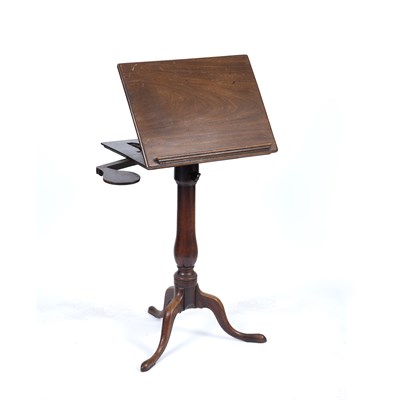 Lot 190 - A Victorian mahogany music stand the rest...