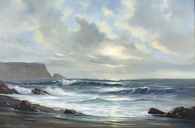 Lot 459 - Peter Cosslett (1927-2012) Morning sea with...