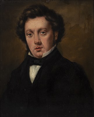 Lot 449 - English school (early 19th century) Portrait...