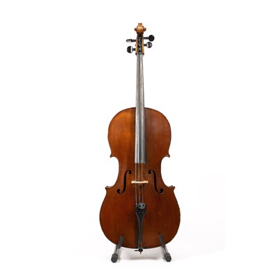 Lot 246 - A late 19th/early 20th century cello with two...