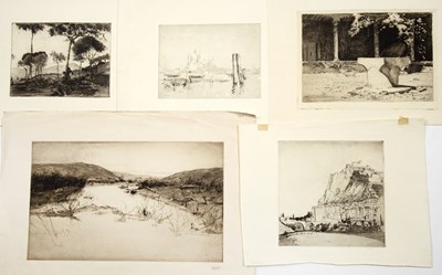 Lot 124 - Edward Millington Synge (1860-1913) 'Sisteron',...