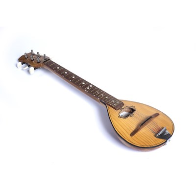 Lot 240 - A Russian folk lute(?) with spruce body and...