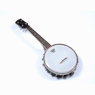 Lot 241 - A Goldstone open back mini banjo, 54cm overall
