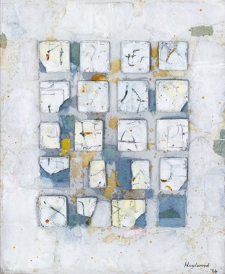 Lot 427 - David Hazelwood (1932-1994) White Square...