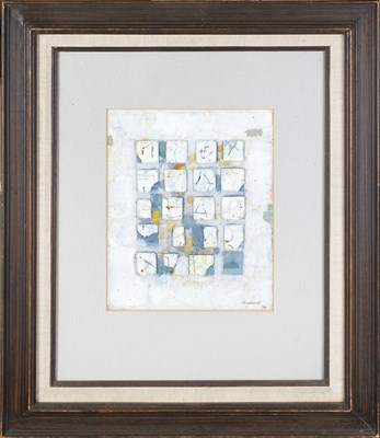 Lot 427 - David Hazelwood (1932-1994) White Square...