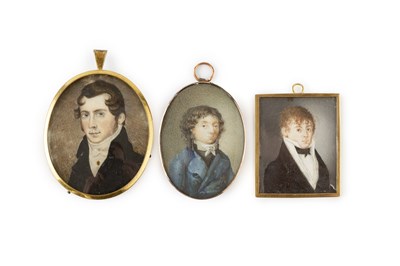 Lot 591 - English school (late 18th century) A miniature...