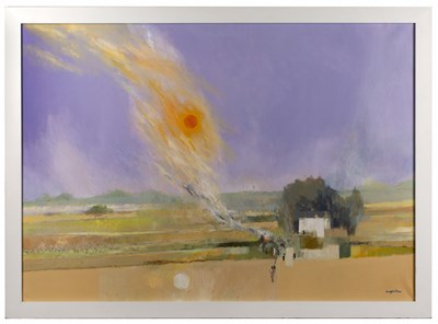 Lot 437 - Trewin Copplestone (1921-2012) Landscape with...