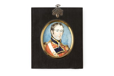 Lot 600 - English school (early 19th century) An oval...