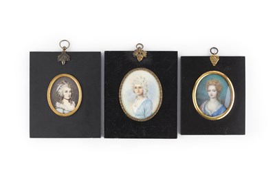 Lot 608 - English school (late 19th century) An oval...