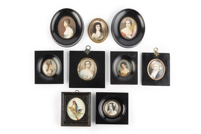 Lot 610 - Ida Calzolari (b.1936) An oval miniature...