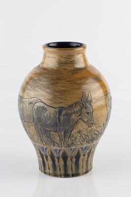 Lot 682 - Hannah Barlow (1851-1916) for Doulton Lambeth...
