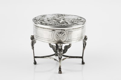 Lot 618 - An early 20th century Continental silver...