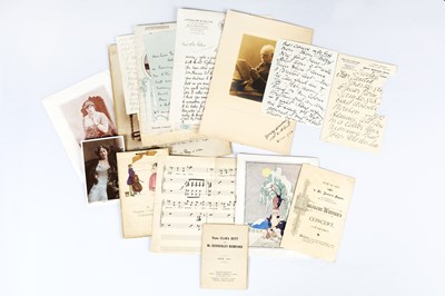 Lot 184 - A small collection of letters, family photos...