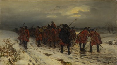Lot 493 - Ernest Crofts (1847-1911) 'Marlborough's Men'...