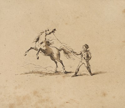 Lot 500 - Sawrey Gilpin (1733-1807) Horse with trainer,...