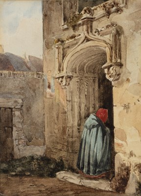 Lot 498 - Thomas Shotter Boys (1803-1874) A carved...