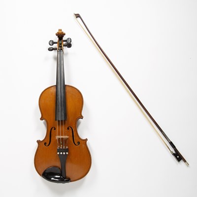 Lot 200 - An early 20th century German violin with two...