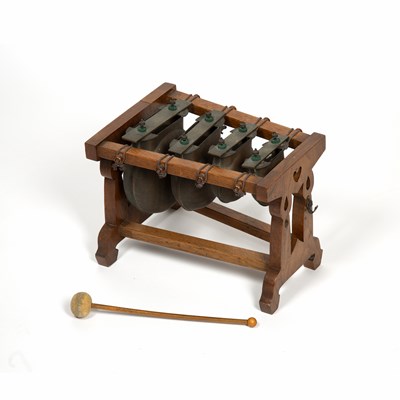 Lot 250A - An early 20th century musical bell chime...
