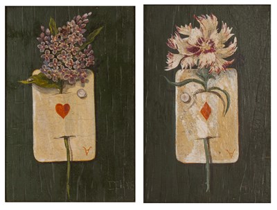 Lot 512 - * Denys Trompe l'oeil - The Ace of Hearts and...