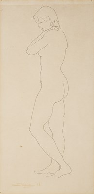 Lot 514 - Chester Williams (1921-1994) A standing nude,...