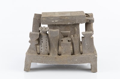 Lot 654 - Ian Godfrey (1942-1992) Altar stoneware 16cm...