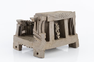 Lot 654 - Ian Godfrey (1942-1992) Altar stoneware 16cm...