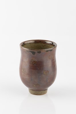 Lot 525 - Tim Andrews (b.1960) Tea bowl iron glaze with...