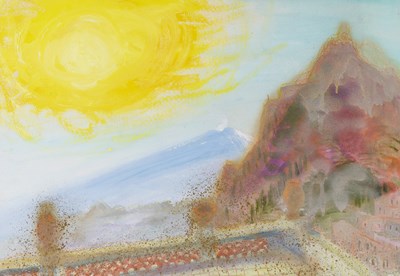 Lot 386 - Winifred Nicholson (1893-1981) Vesuvius, circa...