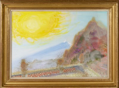 Lot 386 - Winifred Nicholson (1893-1981) Vesuvius, circa...