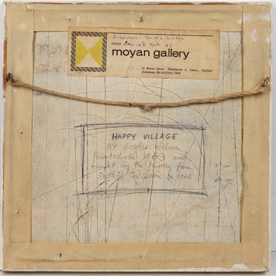 Lot 826 - Scottie Wilson (1888-1972) Happy Village, 1963...