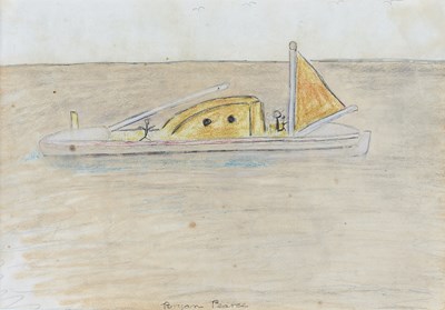 Lot 292 - Bryan Pearce (1926-2006) Trawler signed in...