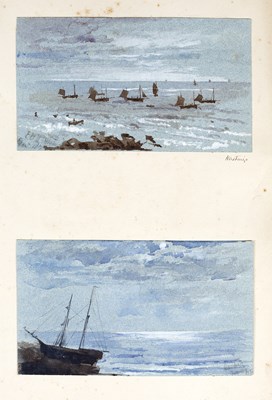 Lot 49 - A similar album of watercolours to the...