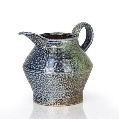 Lot 320 - Jane Hamlyn (b.1940) salt glazed jug, unmarked,...