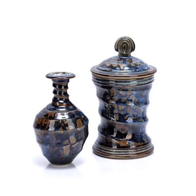 Lot 280 - John Calver (b.1947) studio pottery jar and...