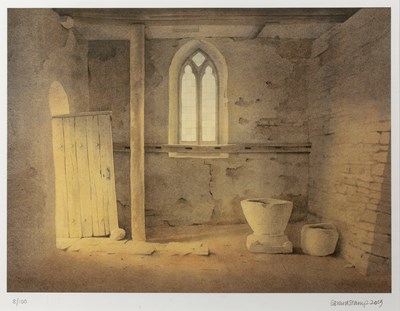 Lot 162 - Gerard Stamp (b.1955) 'Untitled interior scene'...