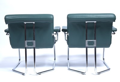 Lot 819 - Girsberger Pair of armchairs, circa 1970 the...