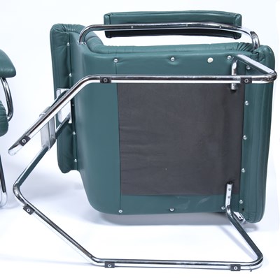 Lot 819 - Girsberger Pair of armchairs, circa 1970 the...