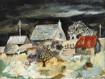 Lot 185 - Anna MacMiadhachain (20th Century) Village,...