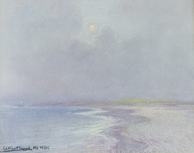 Lot 435 - William Hoggatt (1880-1961) Seascape signed...