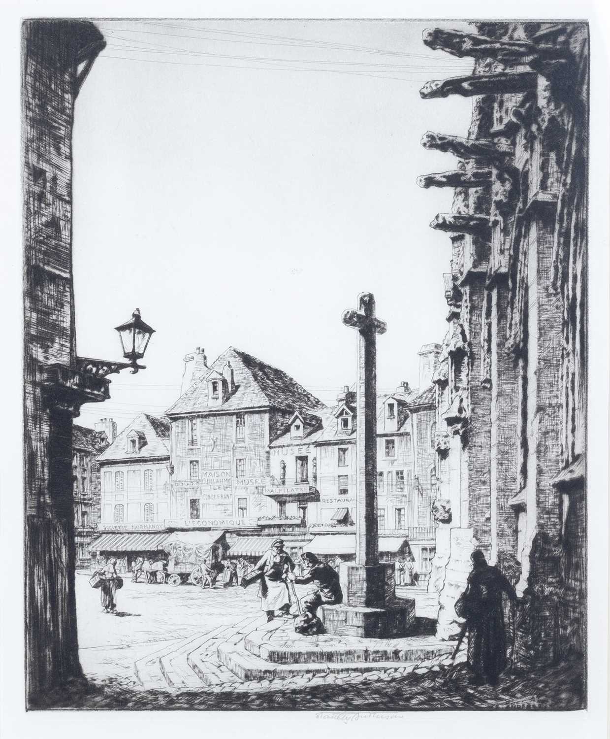 Lot 42 - Stanley Anderson (1884-1966) Place St Gervis,...
