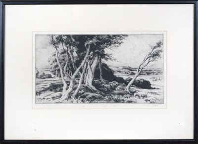 Lot 35 - Walter James (1869-1932) Wooded clearing with...