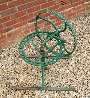 Lot 810 - A rare early 20th century green painted cast...